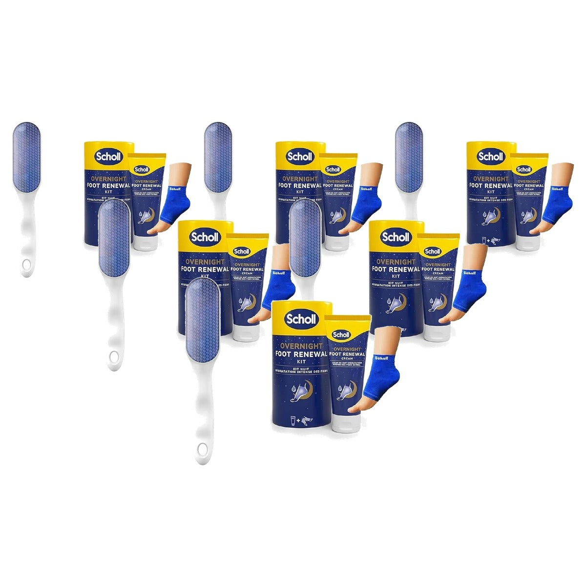 Dr. Scholl's Nano Glass voetvijl & set, 1 paar 6 x 60 ml - Voordeelverpakking