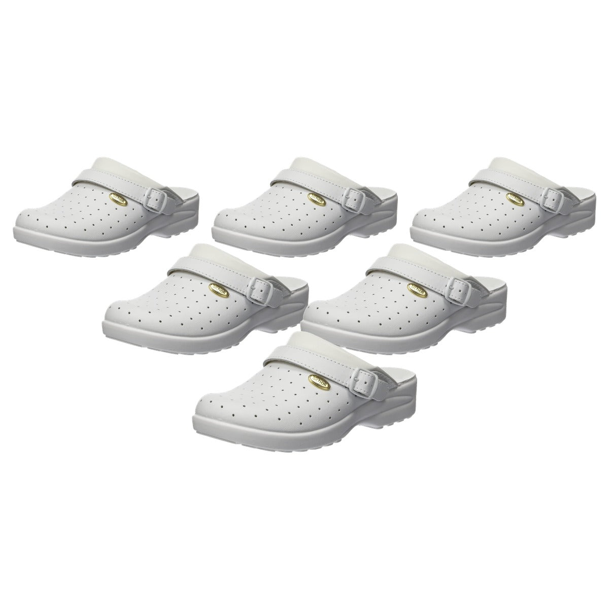 Dr. Scholl's RACY uniseks veiligheidsklomp - 6-pack