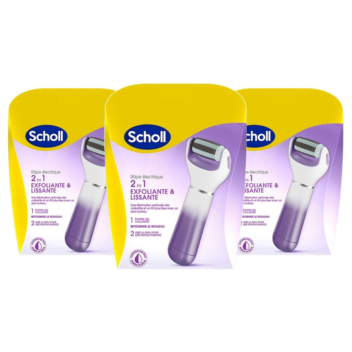 Dr. Scholl's Velvet Diamond Crystals Elektronische vijl - 3-pack