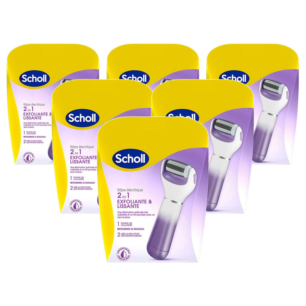 Dr. Scholl's Velvet Diamond Crystals Elektronische vijl - 6-pack