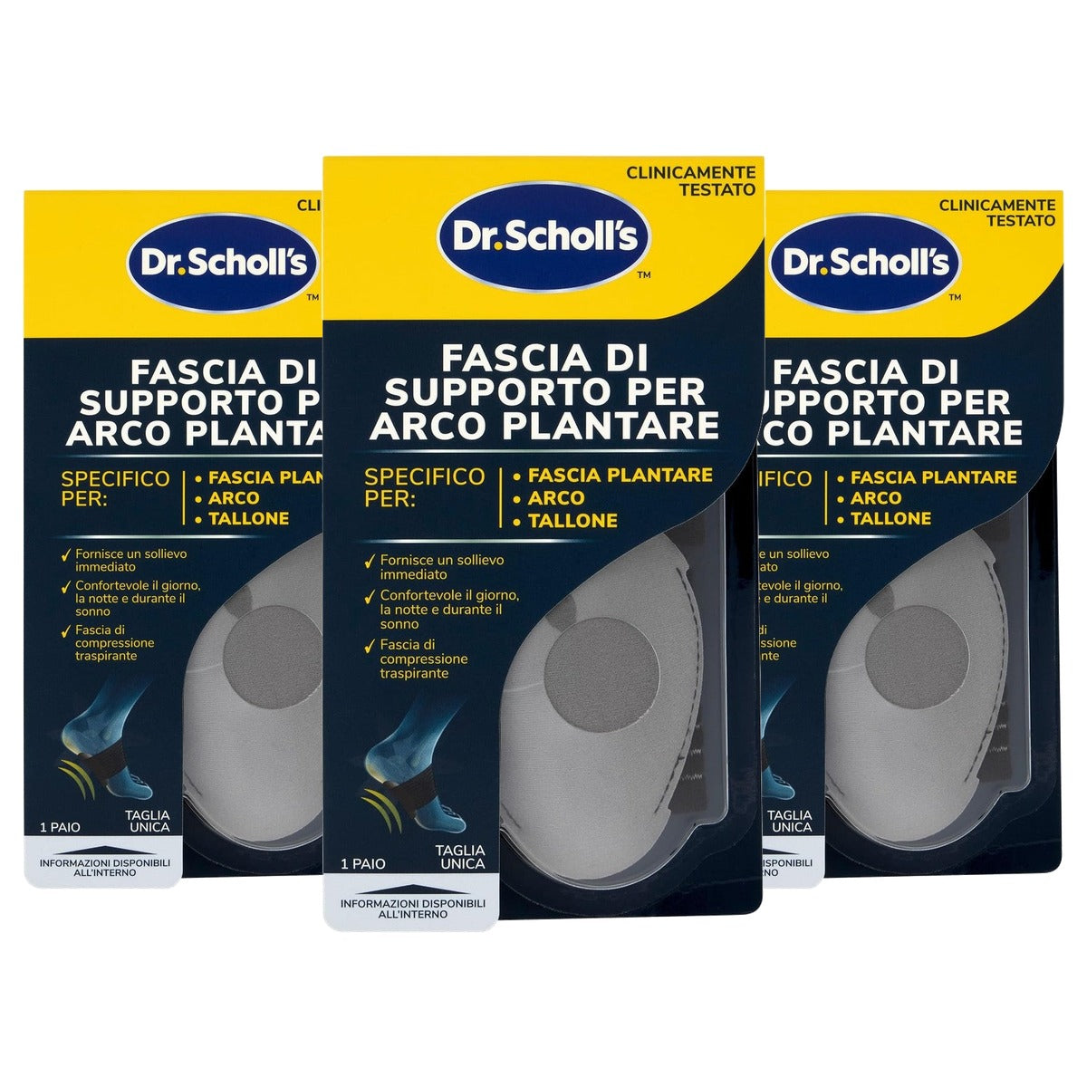 Dr. Scholl's Voetboogondersteuning - 3-pack