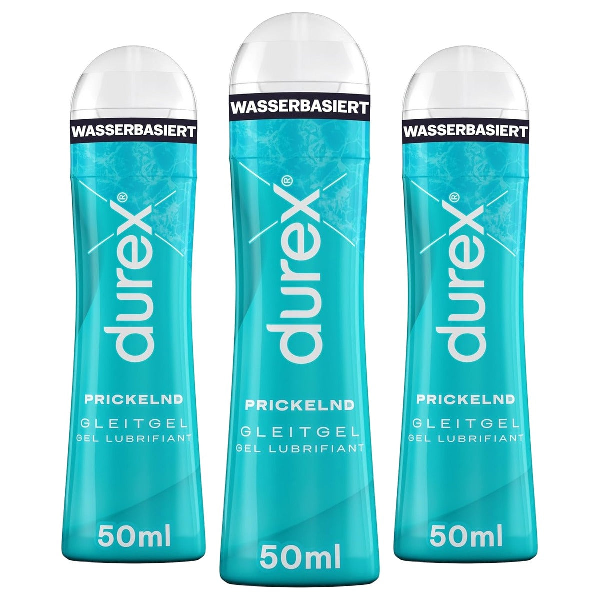Durex Glijmiddel Prikkelend 3 x 50 ml - Voordeelverpakking