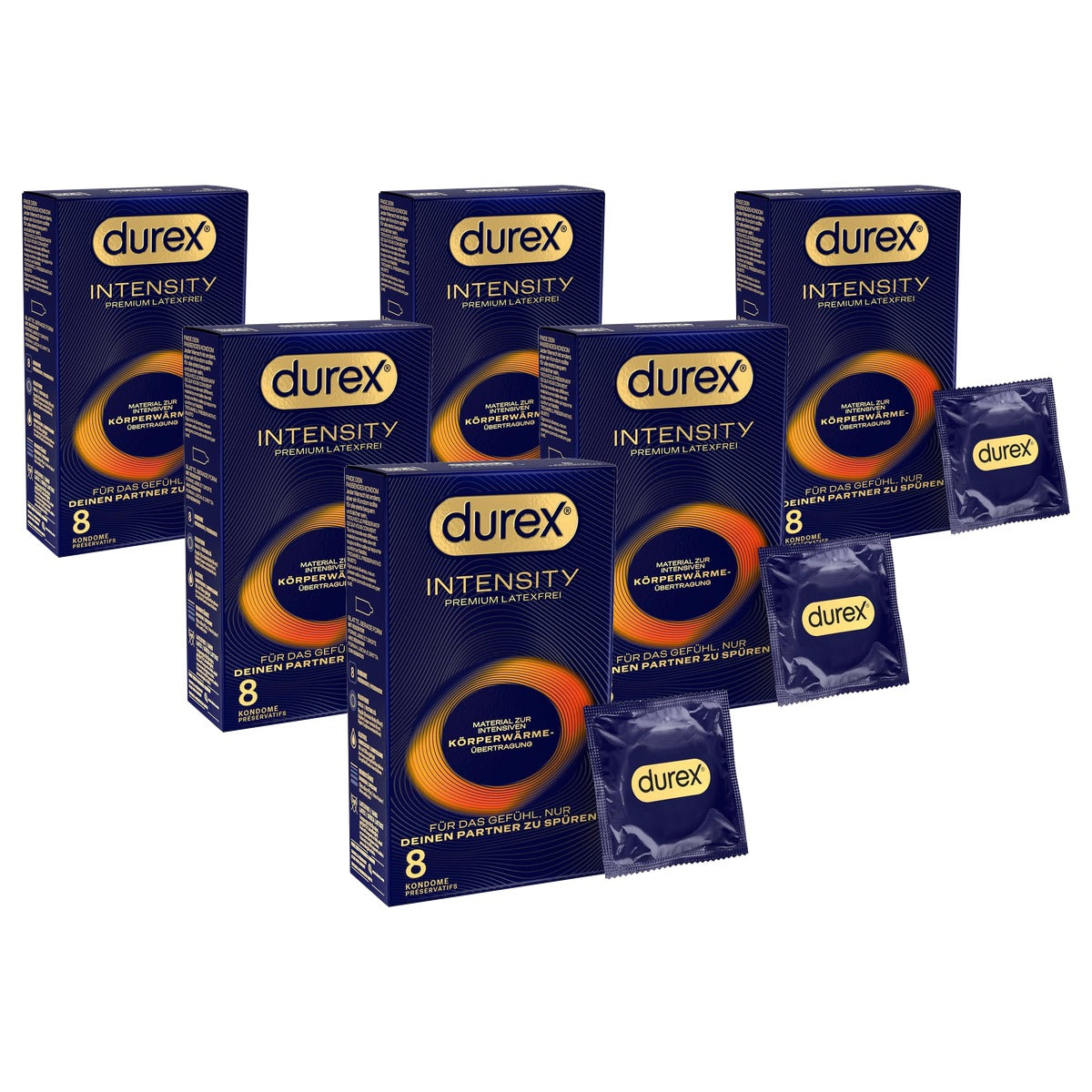 Durex Intensity Condooms ultradun 6 x 8 stuks - Voordeelverpakking