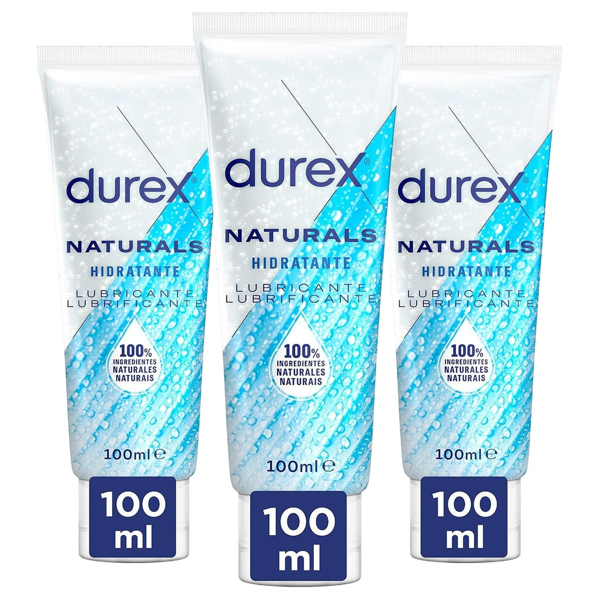 Durex Natural Intim Gel Xtra Hidra 3 x 100 ml - Voordeelverpakking