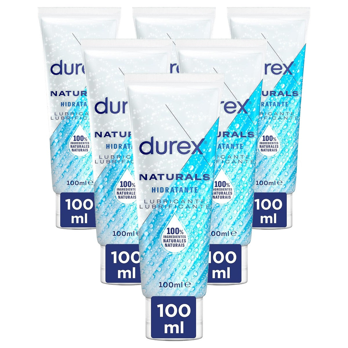 Durex Natural Intim Gel Xtra Hidra 6 x 100 ml - Voordeelverpakking