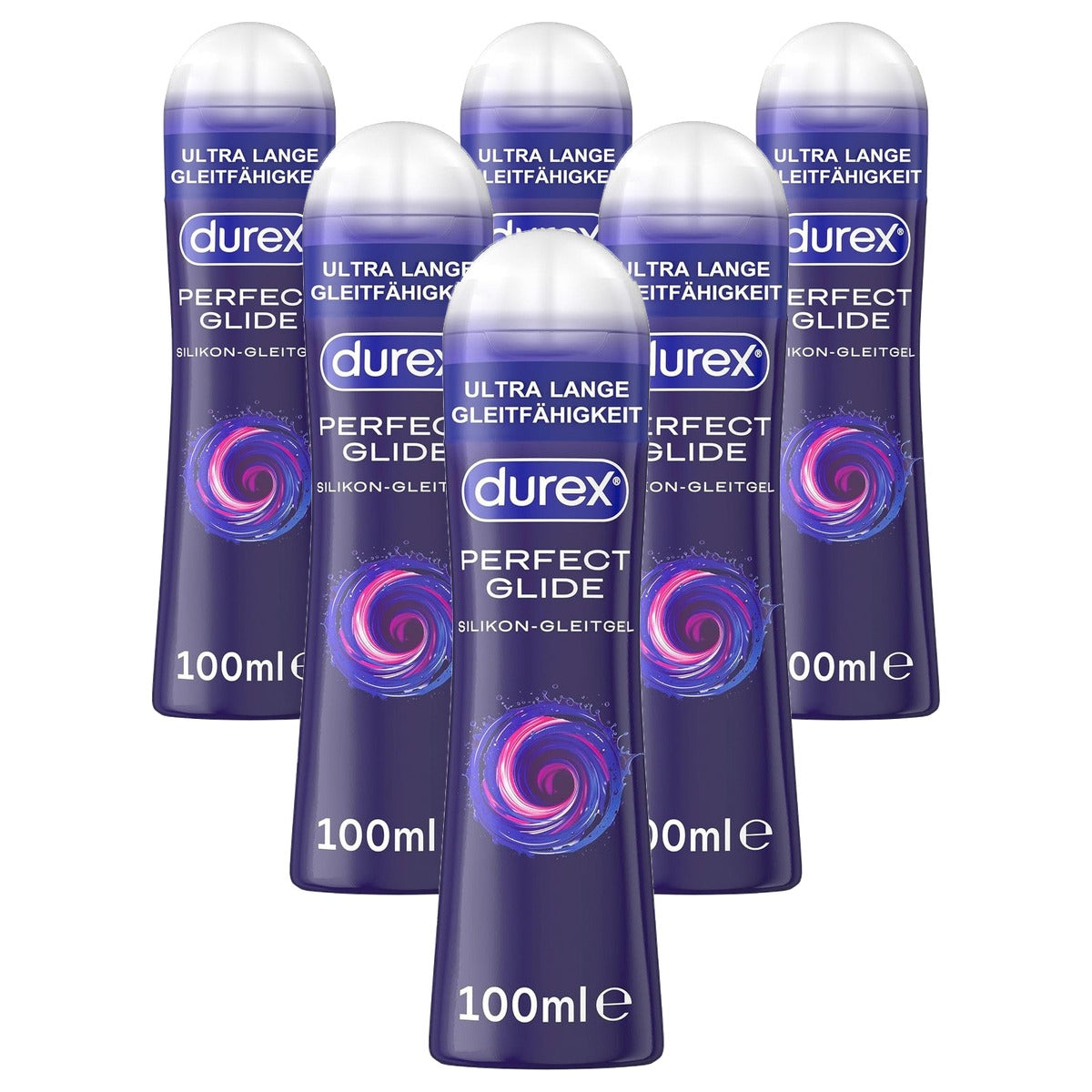 Durex Perfect Glide Glijmiddel 6 x 100 ml - Voordeelverpakking