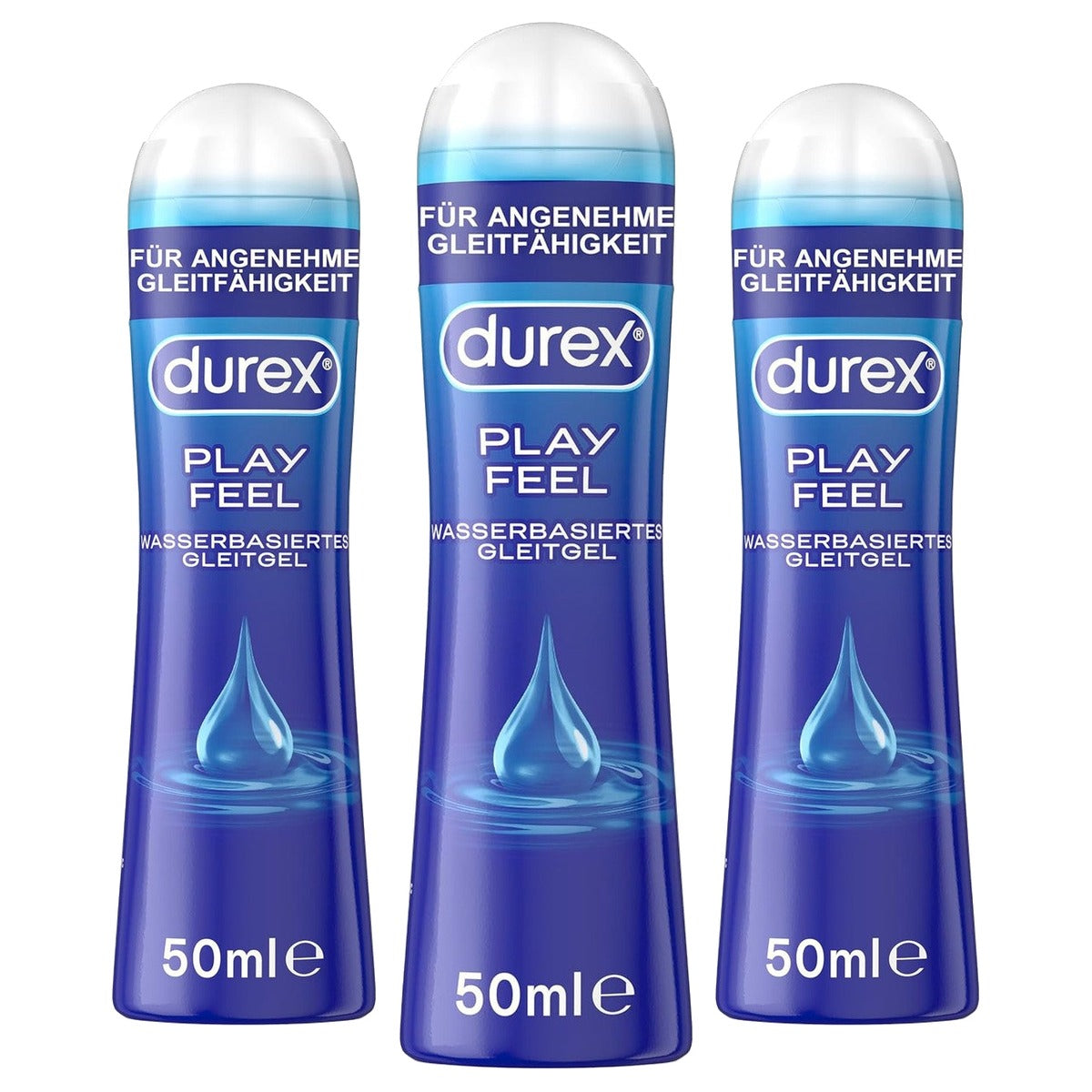 Durex Play Feel Glijmiddel 3 x 50 ml - Voordeelverpakking