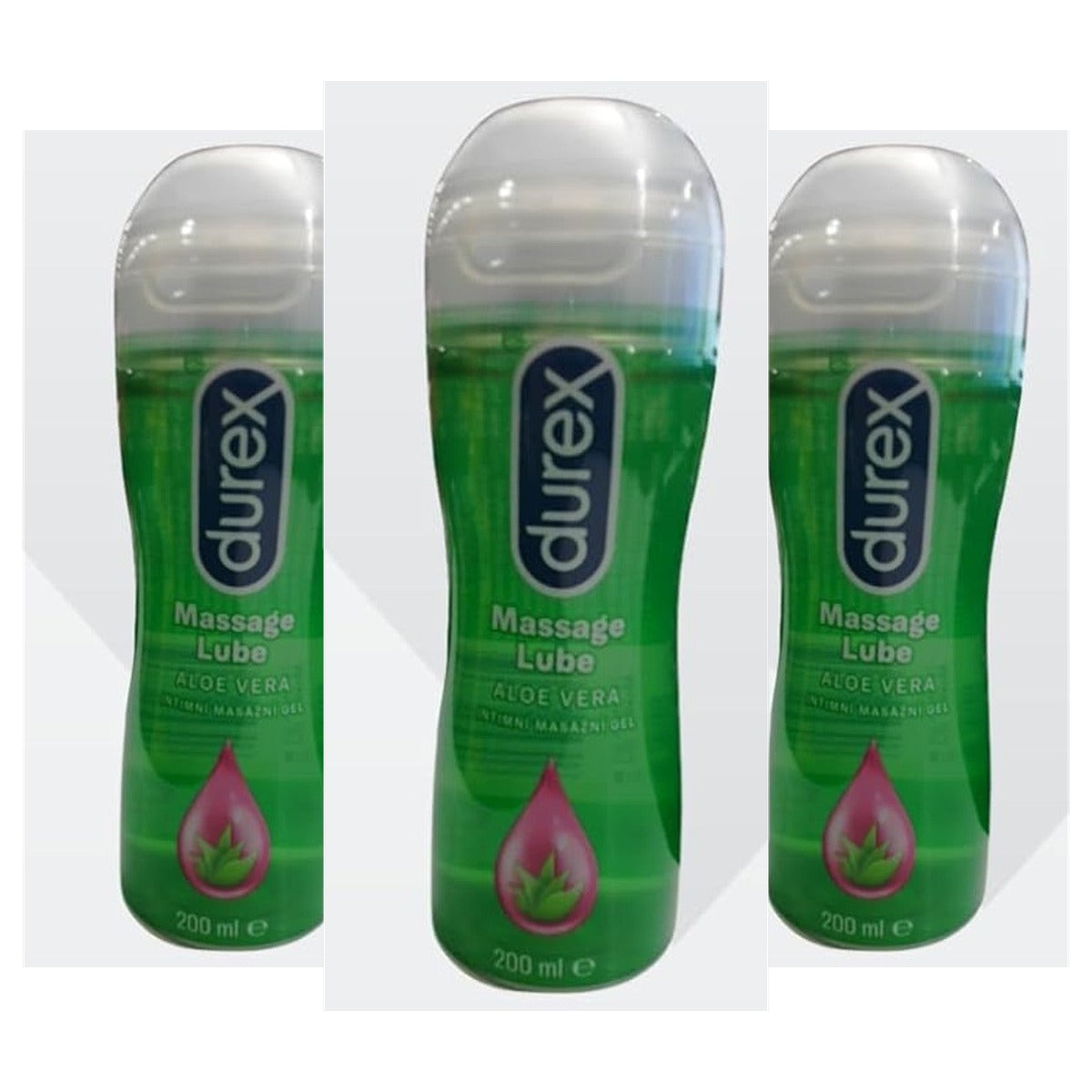 Durex Play Massage 2-in-1 glijgel 3 x 200 ml - Voordeelverpakking