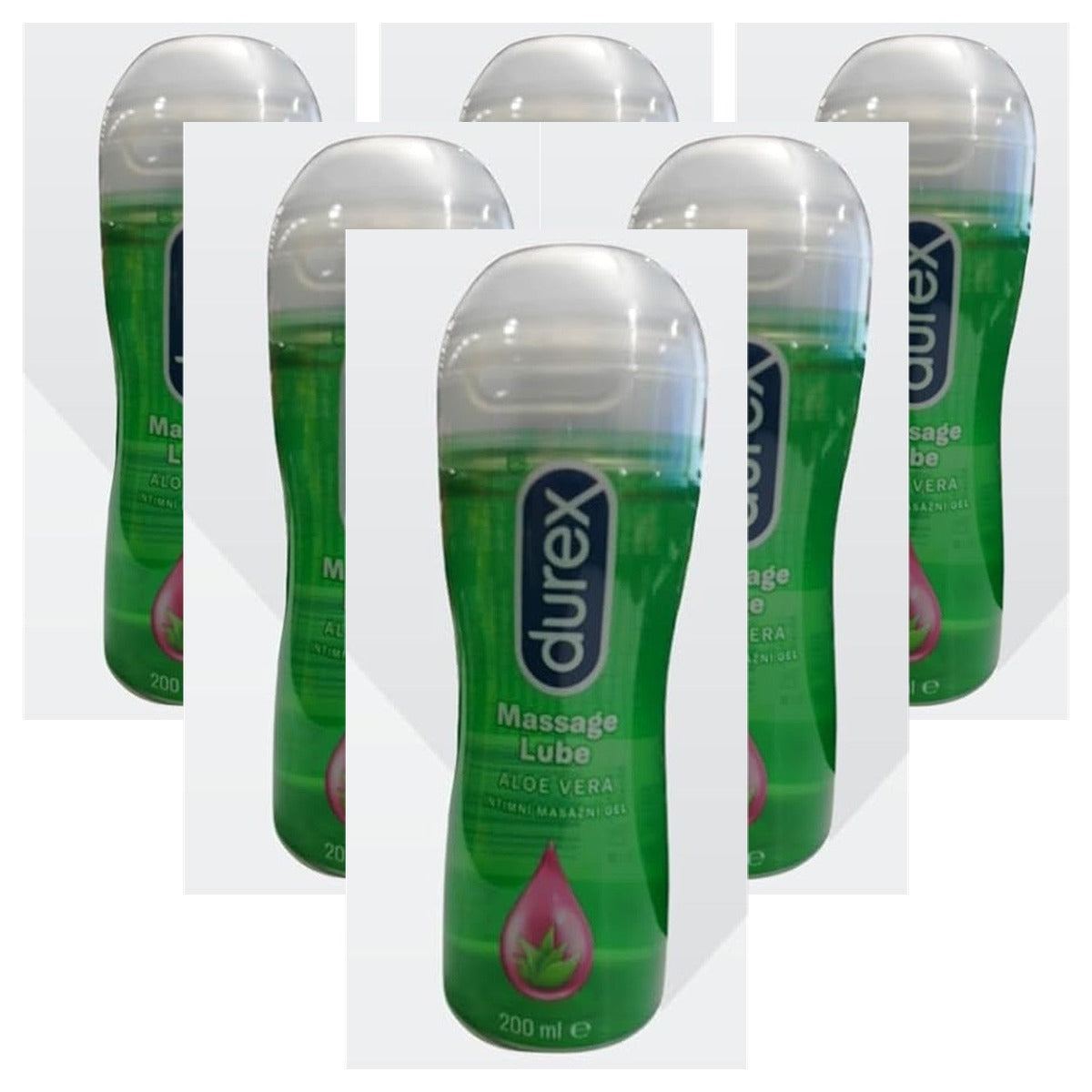 Durex Play Massage 2-in-1 glijgel 6 x 200 ml - Voordeelverpakking