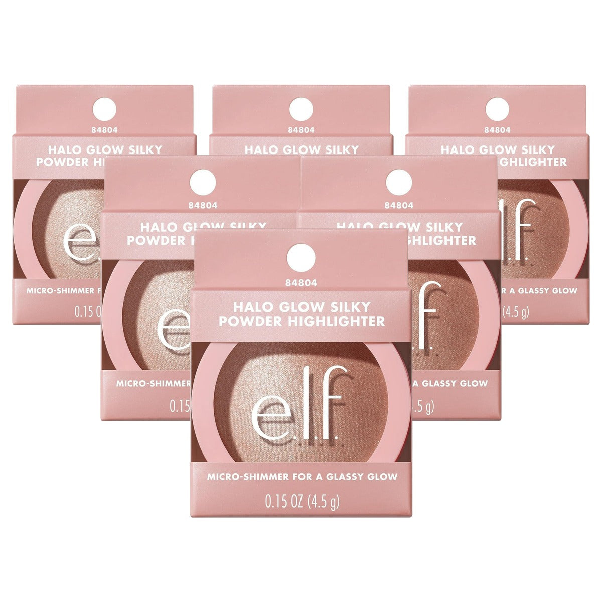e.l.f. Halo Glow Silky Powder Highlighter Blush Money 6 stuks