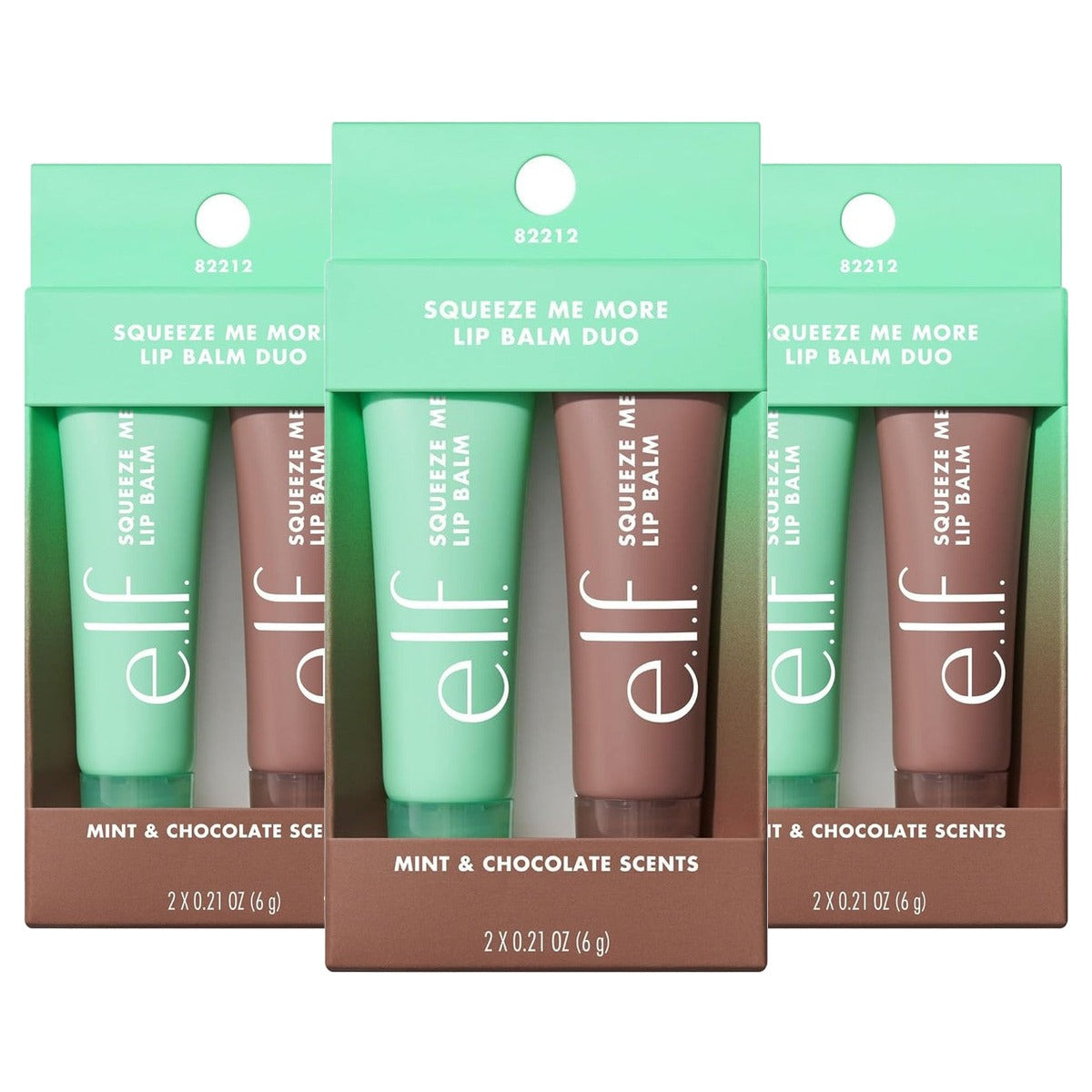 e.l.f. Squeeze Me More Lip Balm Duo mint/chocolade - 3 stuks