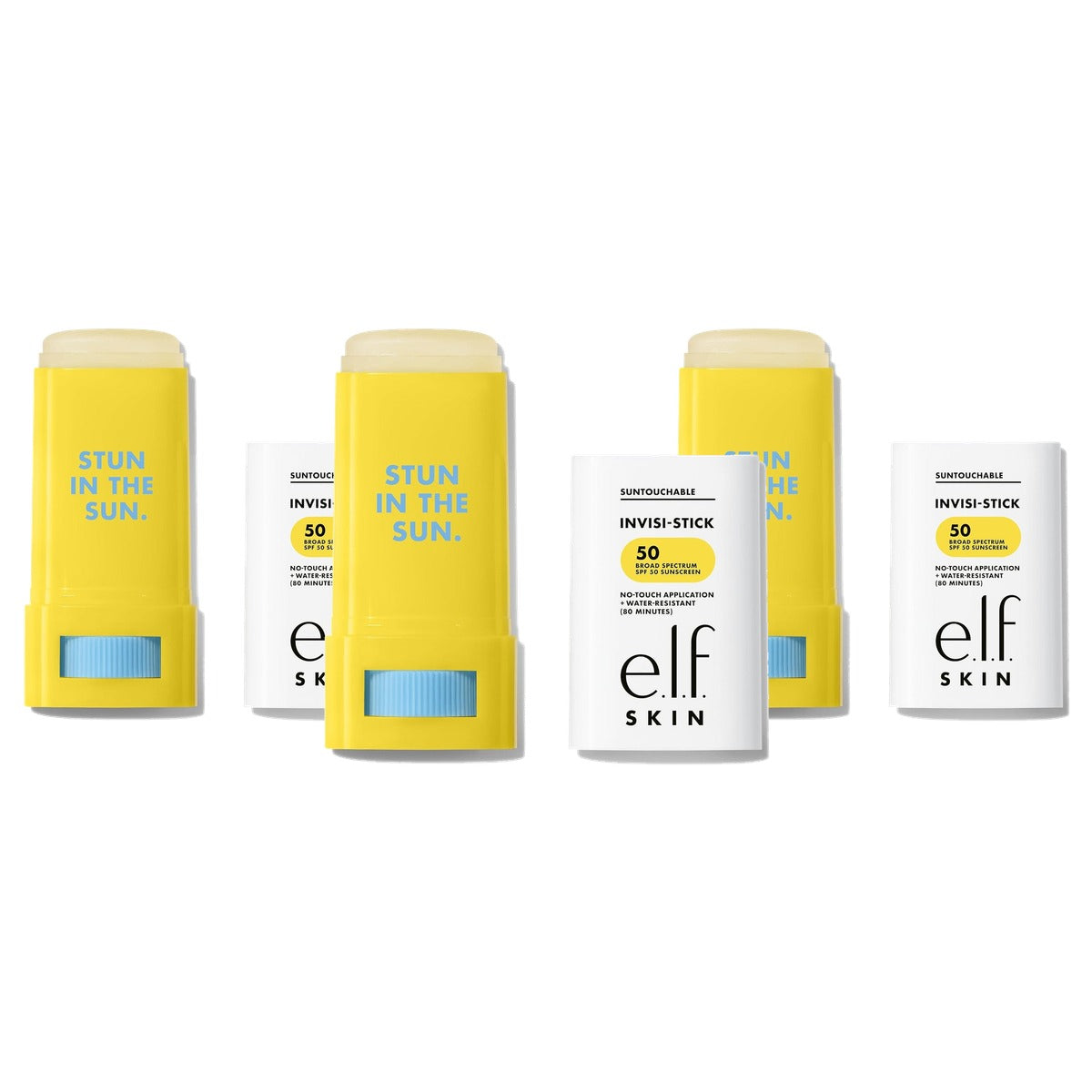 e.l.f. Suntouchable Invisi-Stick SPF 50 - 3 stuks