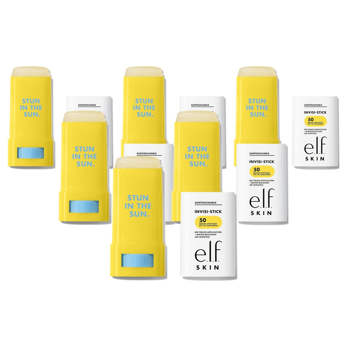 e.l.f. Suntouchable Invisi-Stick SPF 50 - 6 stuks