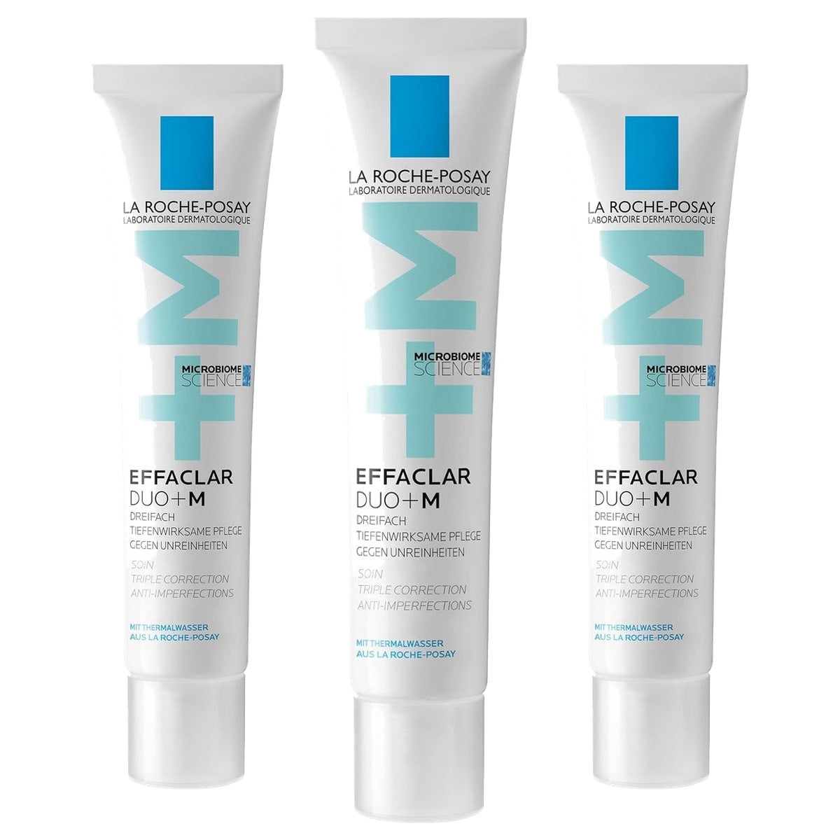 La Roche-Posay Effaclar Duo+M Anti-puistjescrème tegen Onzuiverheden 40 ml - 3-pack