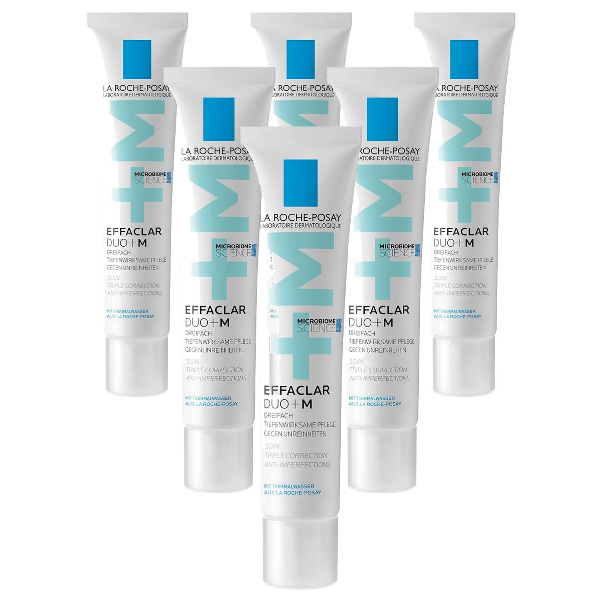La Roche-Posay Effaclar Duo+M Anti-puistjescrème tegen Onzuiverheden 40 ml - 6-pack