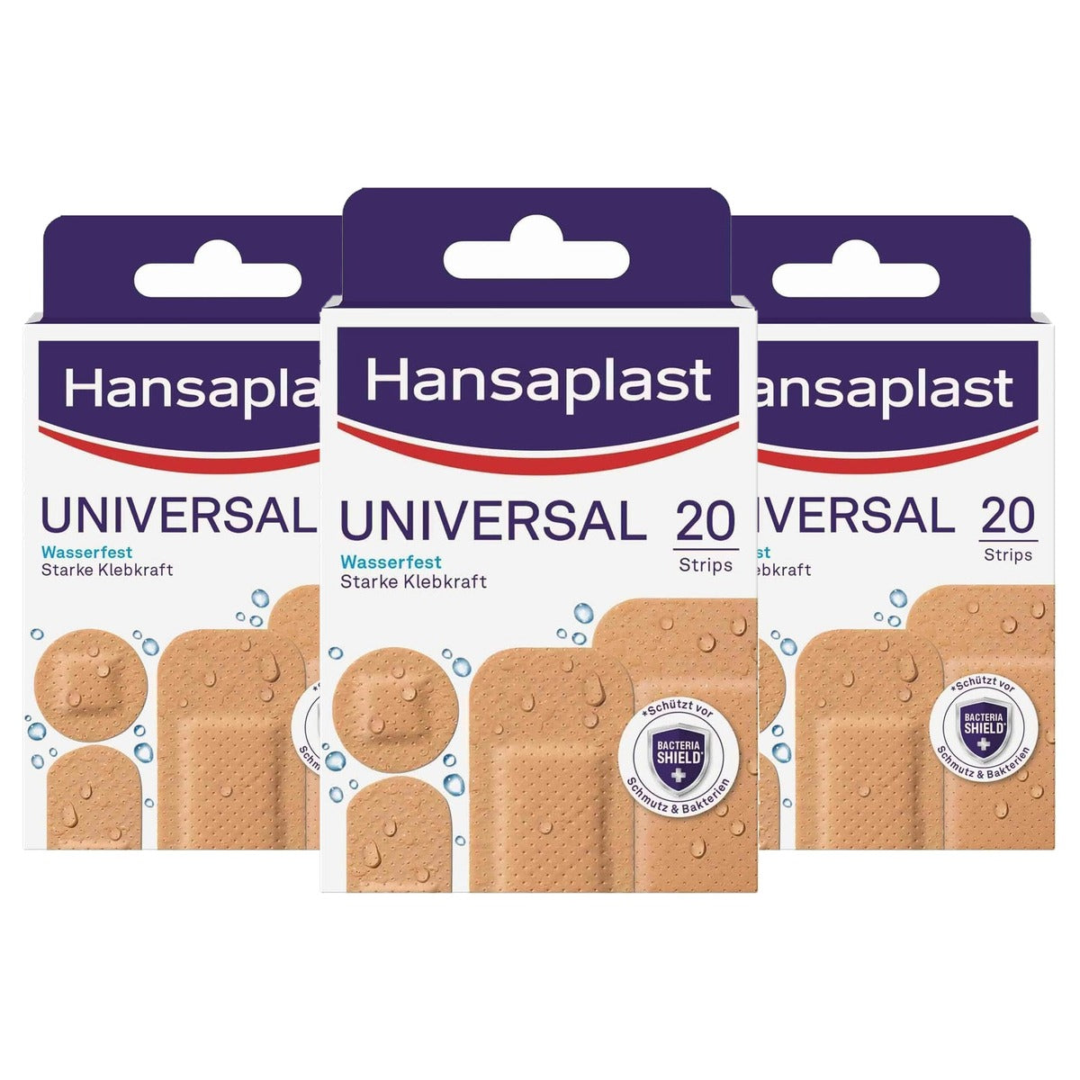Elastoplast Universele pleisters 20 strips - 3-pack
