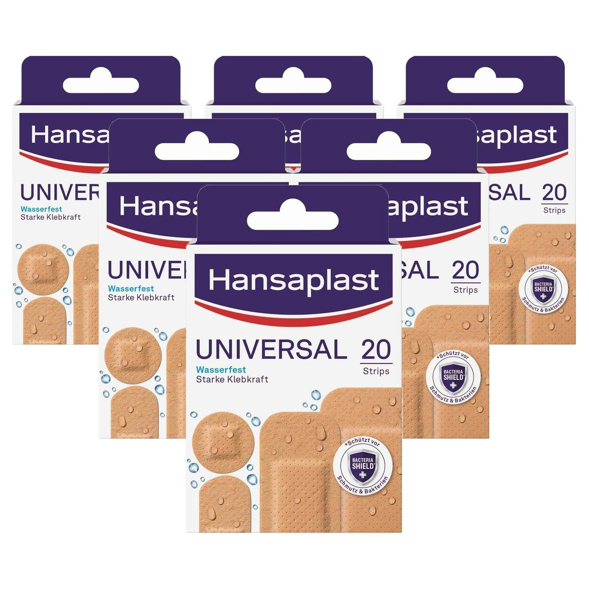 Elastoplast Universele pleisters 20 strips - 6-pack