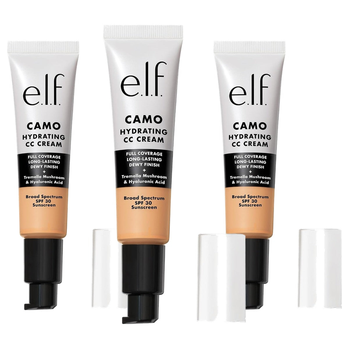e.l.f. Camo CC Cream SPF 30 Light 210 N - 3 stuks