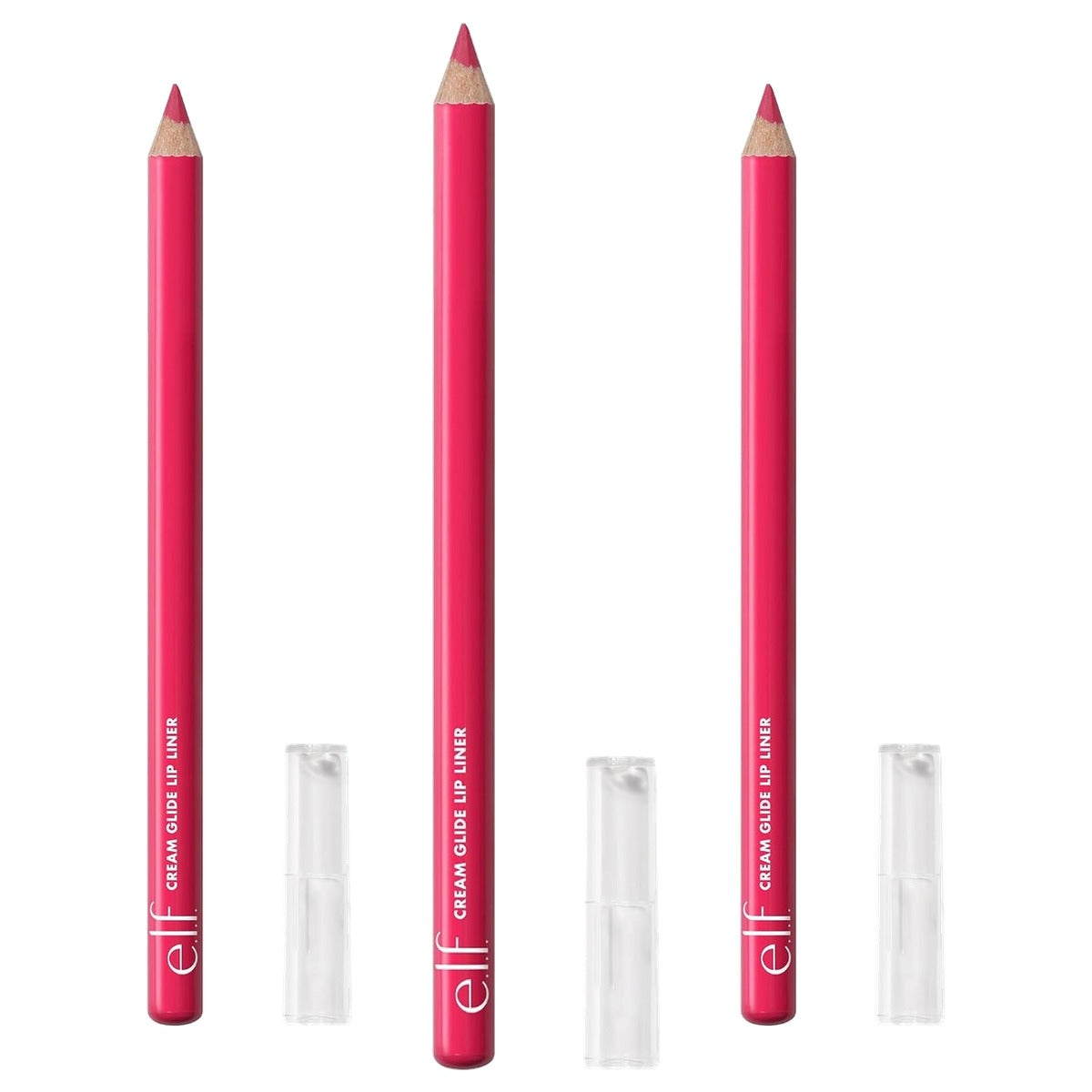 e.l.f. Cream Glide Lip Liner Fuschia Forward - 3 stuks
