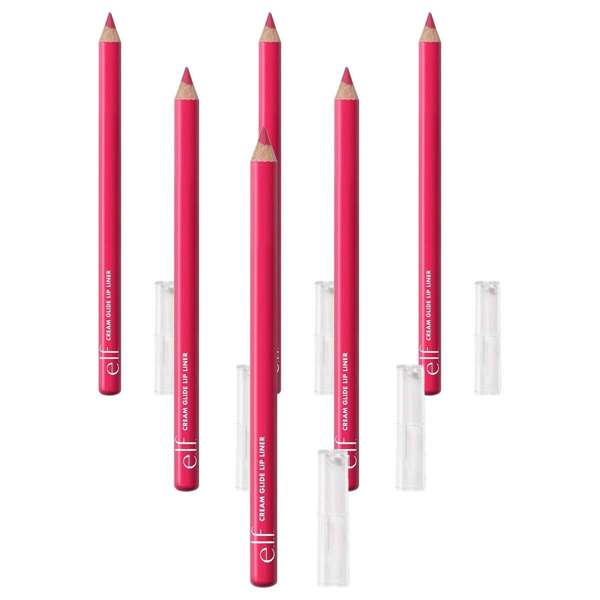 e.l.f. Cream Glide Lip Liner Fuschia Forward 6 stuks