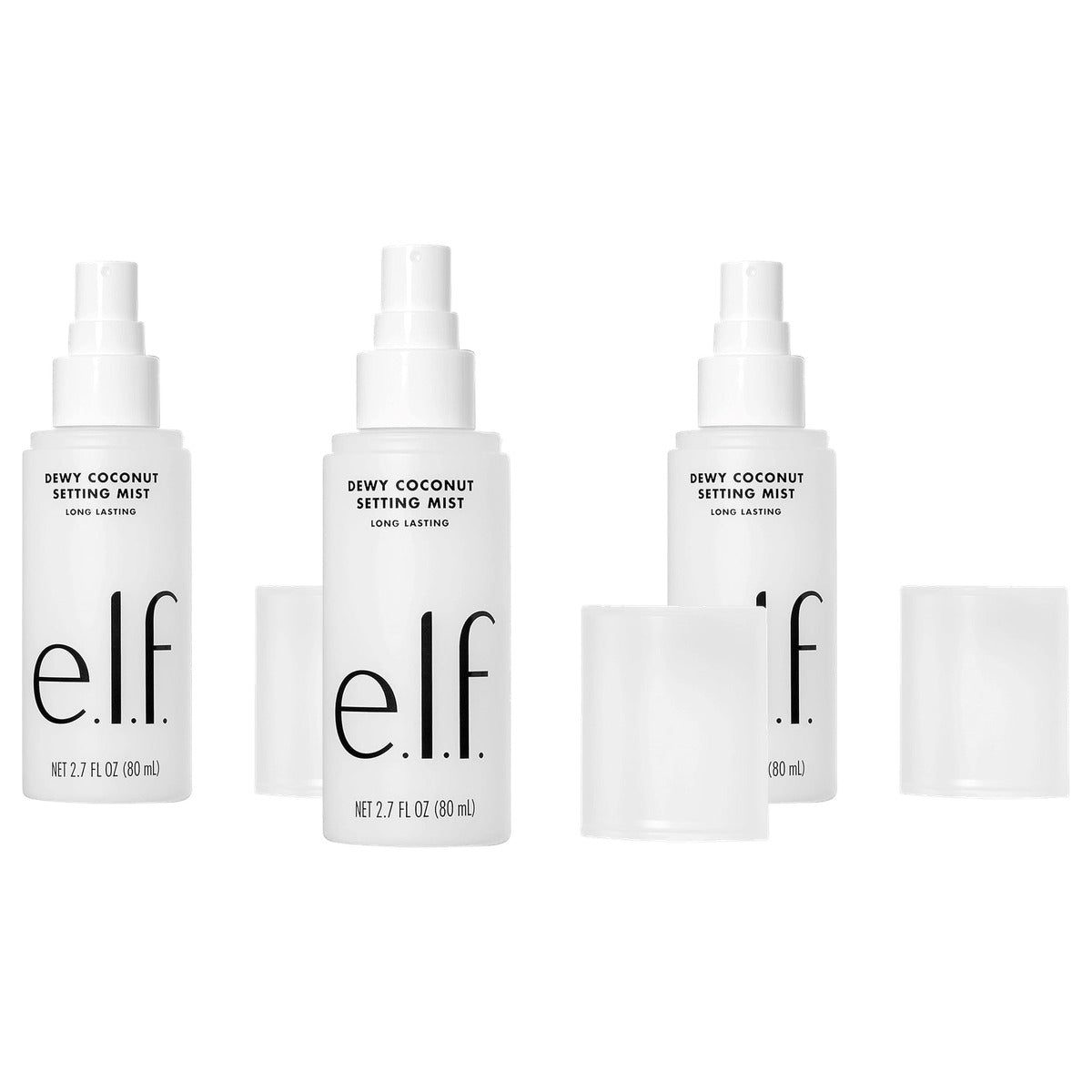 e.l.f. Dewy Coconut Setting Mist - 3 stuks