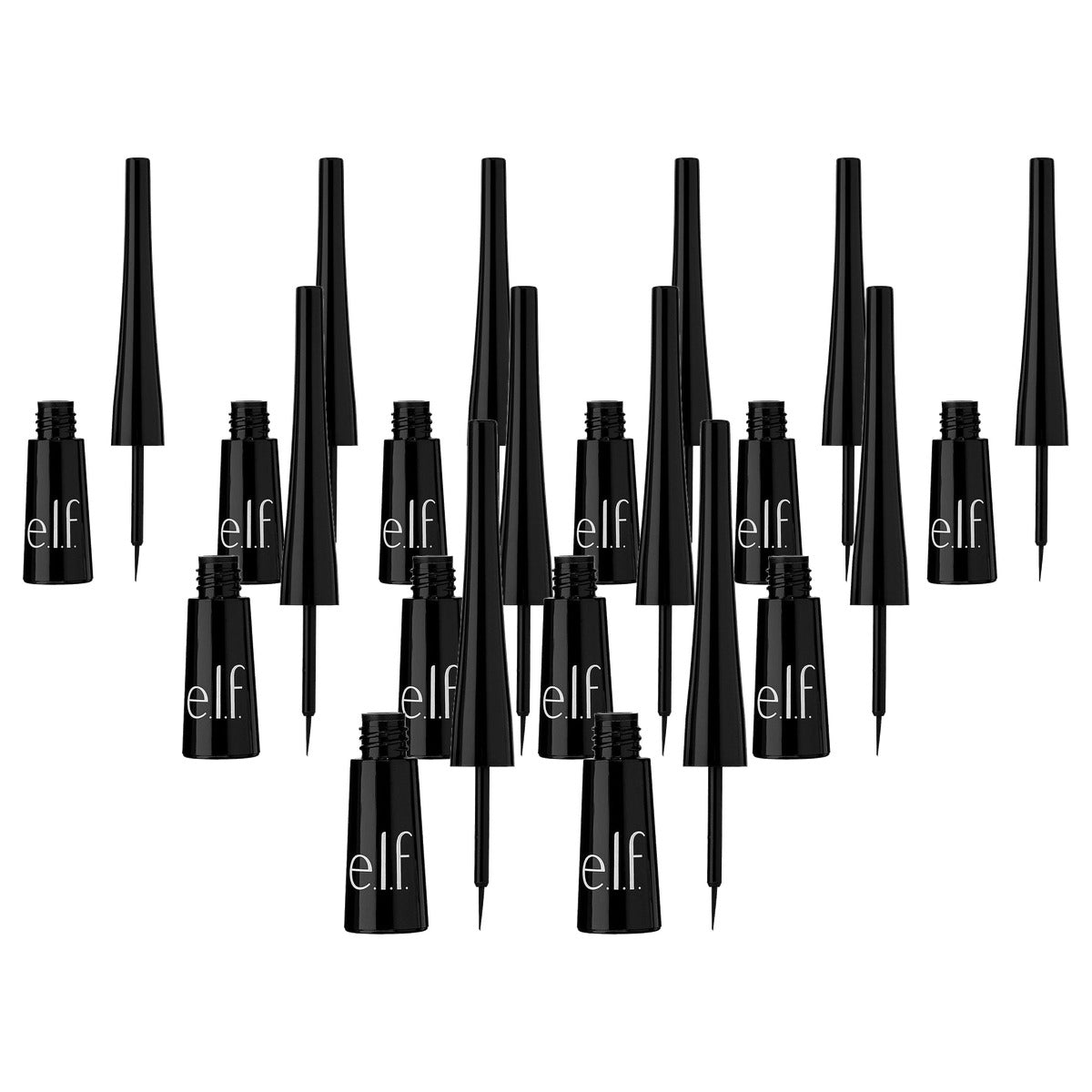 e.l.f. Expert Liquid Liner Jet Black 2 Stück - 6 stuks
