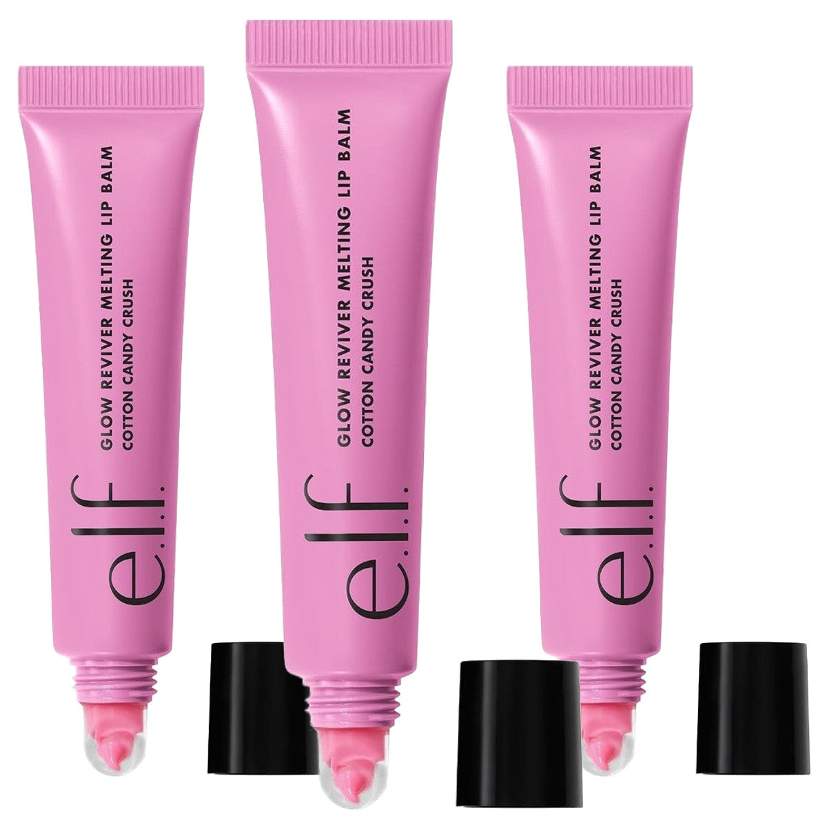 e.l.f. Glow Reviver Melting Lip Balm Cotton Candy Crush - 3 stuks