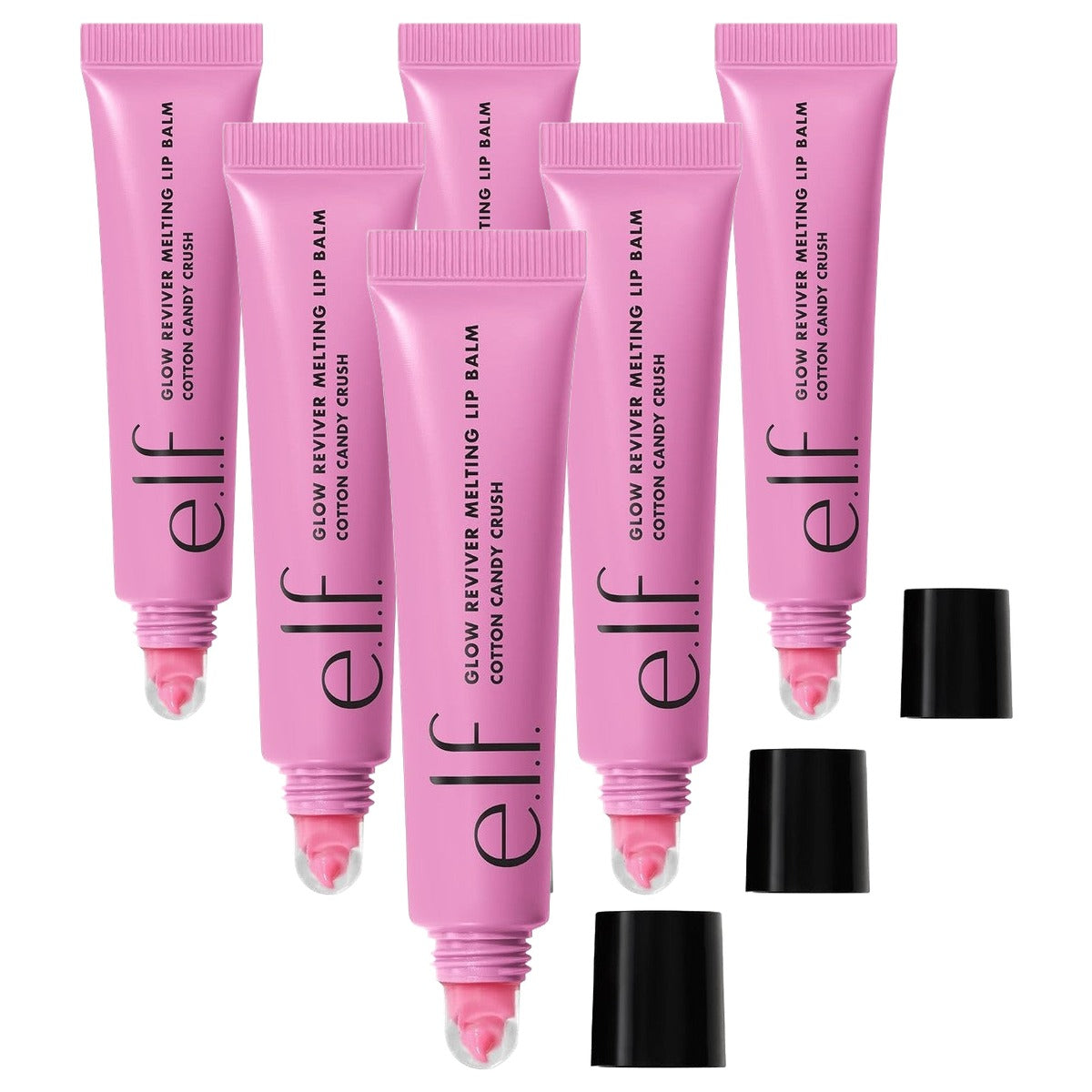 e.l.f. Glow Reviver Melting Lip Balm Cotton Candy Crush - 6 stuks