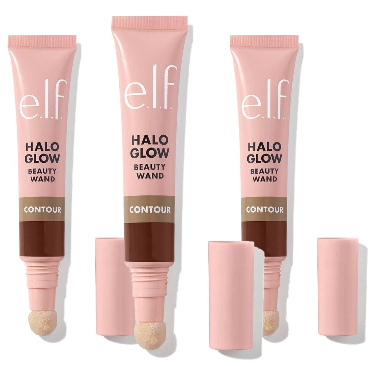 e.l.f. Halo Glow Contour Beauty Wand Tan/Deep - 3 stuks