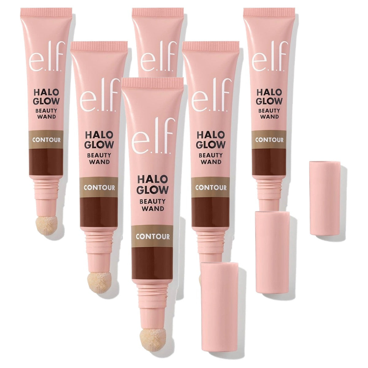 e.l.f. Halo Glow Contour Beauty Wand Tan/Deep 6 stuks