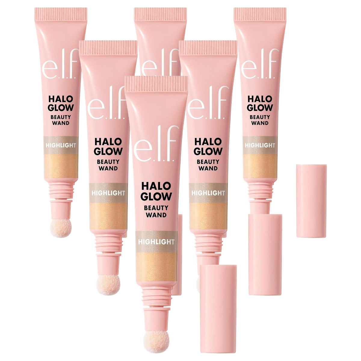 e.l.f. Halo Glow Highlight Beauty Wand Holografische honing - 6 stuks