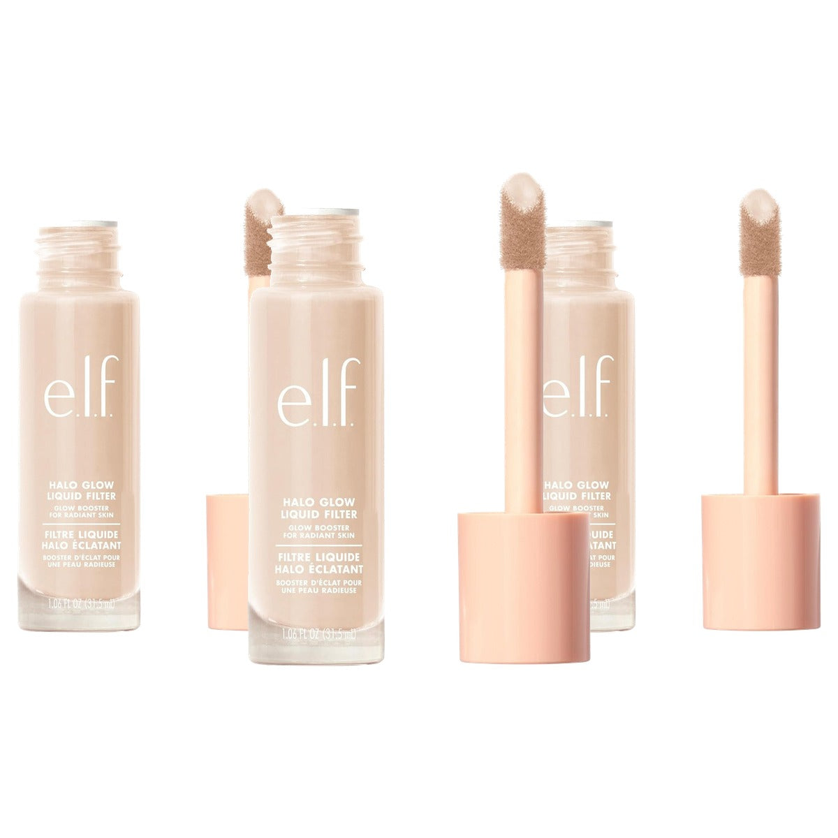 e.l.f. Halo Glow Liquid Filter 1 Fair - 3 stuks