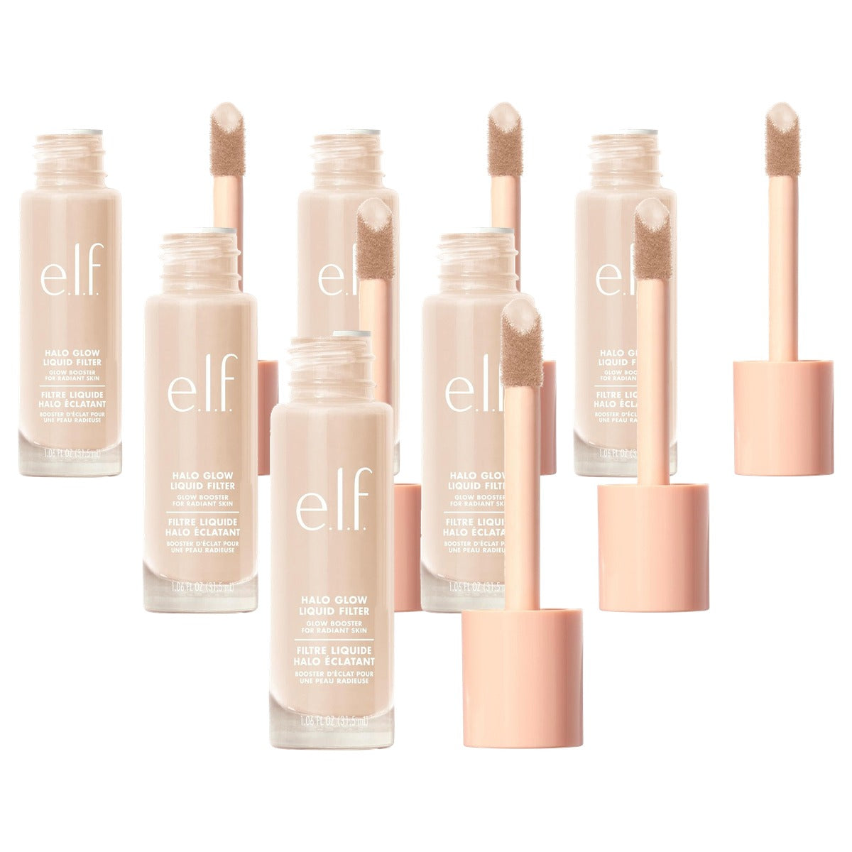 e.l.f. Halo Glow Liquid Filter 1 Fair - 6 stuks