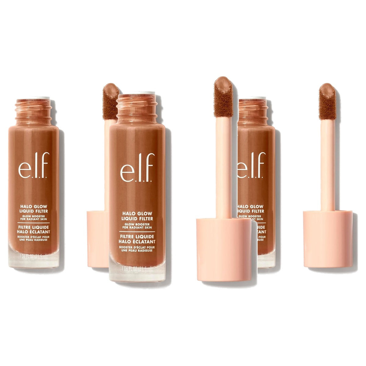 e.l.f. Halo Glow Liquid Filter 6 Tan/Deep - 3 stuks