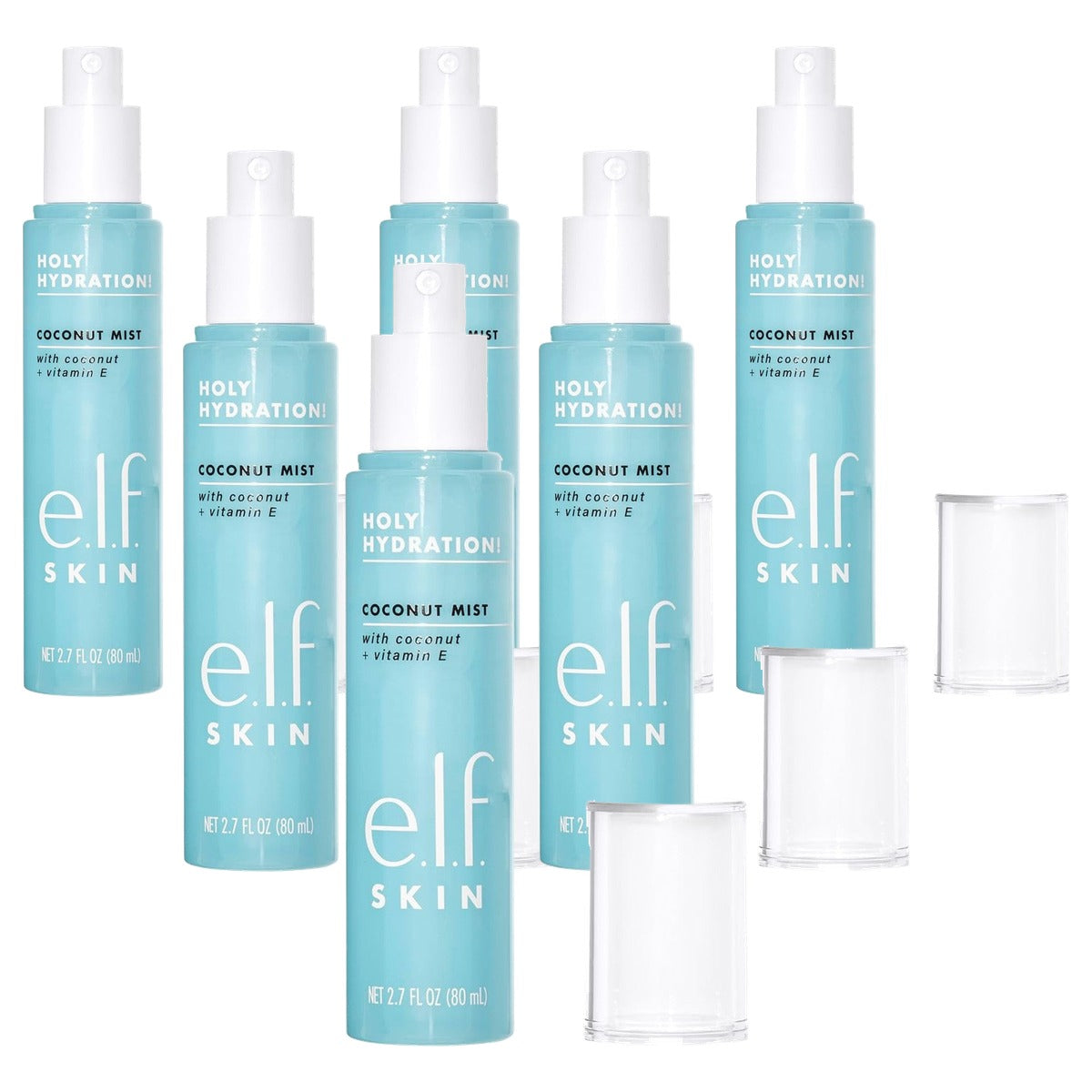 e.l.f. Hydraterende kokosmist 80 ml - 6 stuks