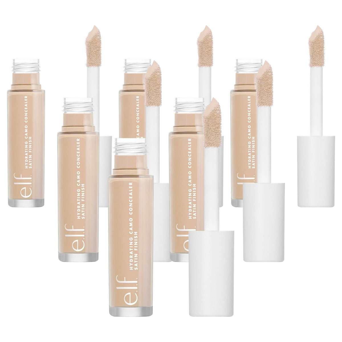 e.l.f. Hydrating Camo Concealer Light Peach 6 ml - 6 stuks
