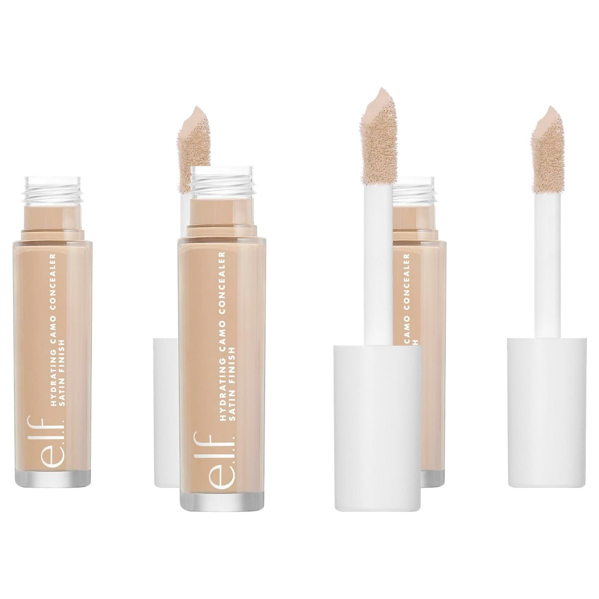e.l.f. Hydrating Satin Camo Concealer medium sand - 3 stuks