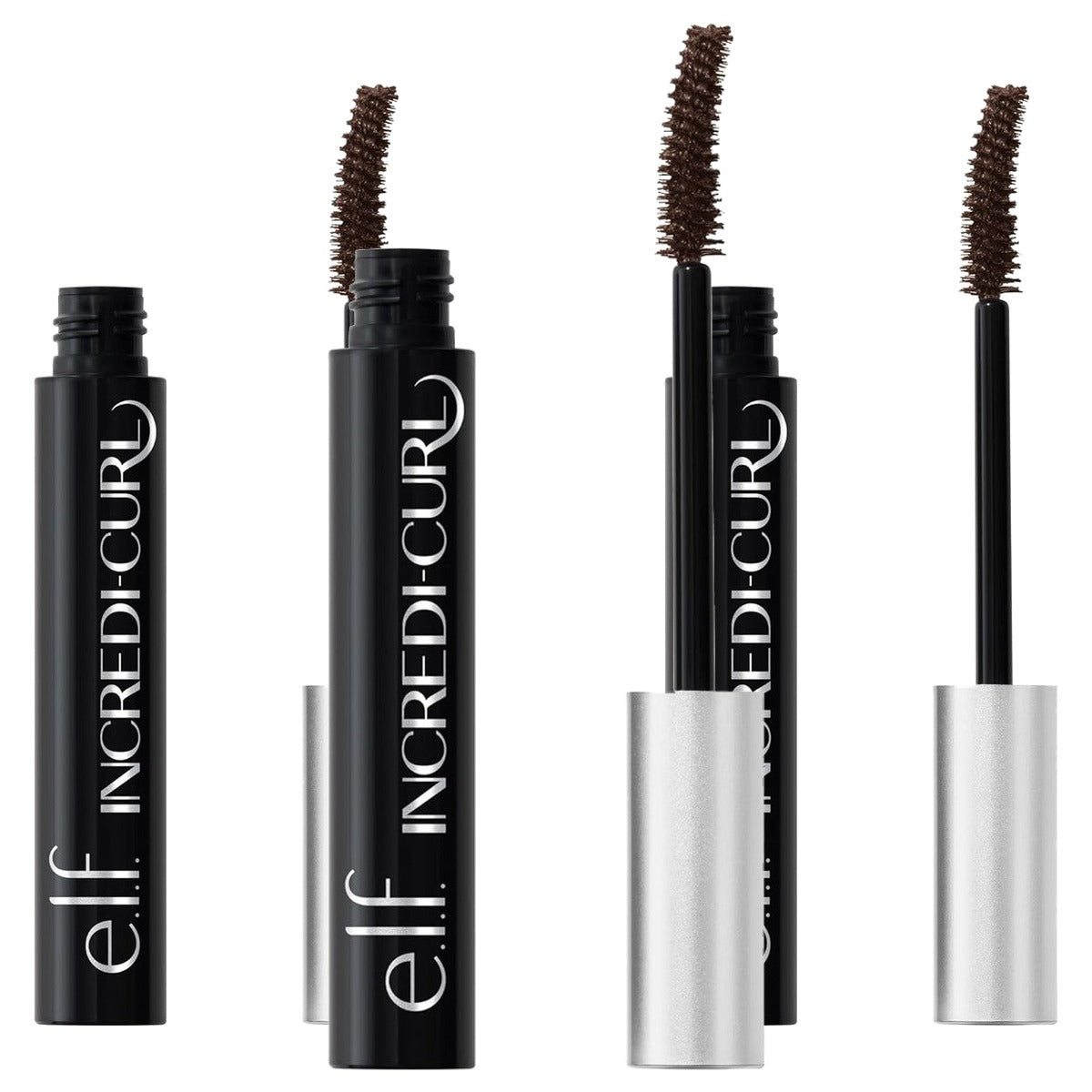 e.l.f. Incredi-Curl Mascara donkerbruin - 3 stuks