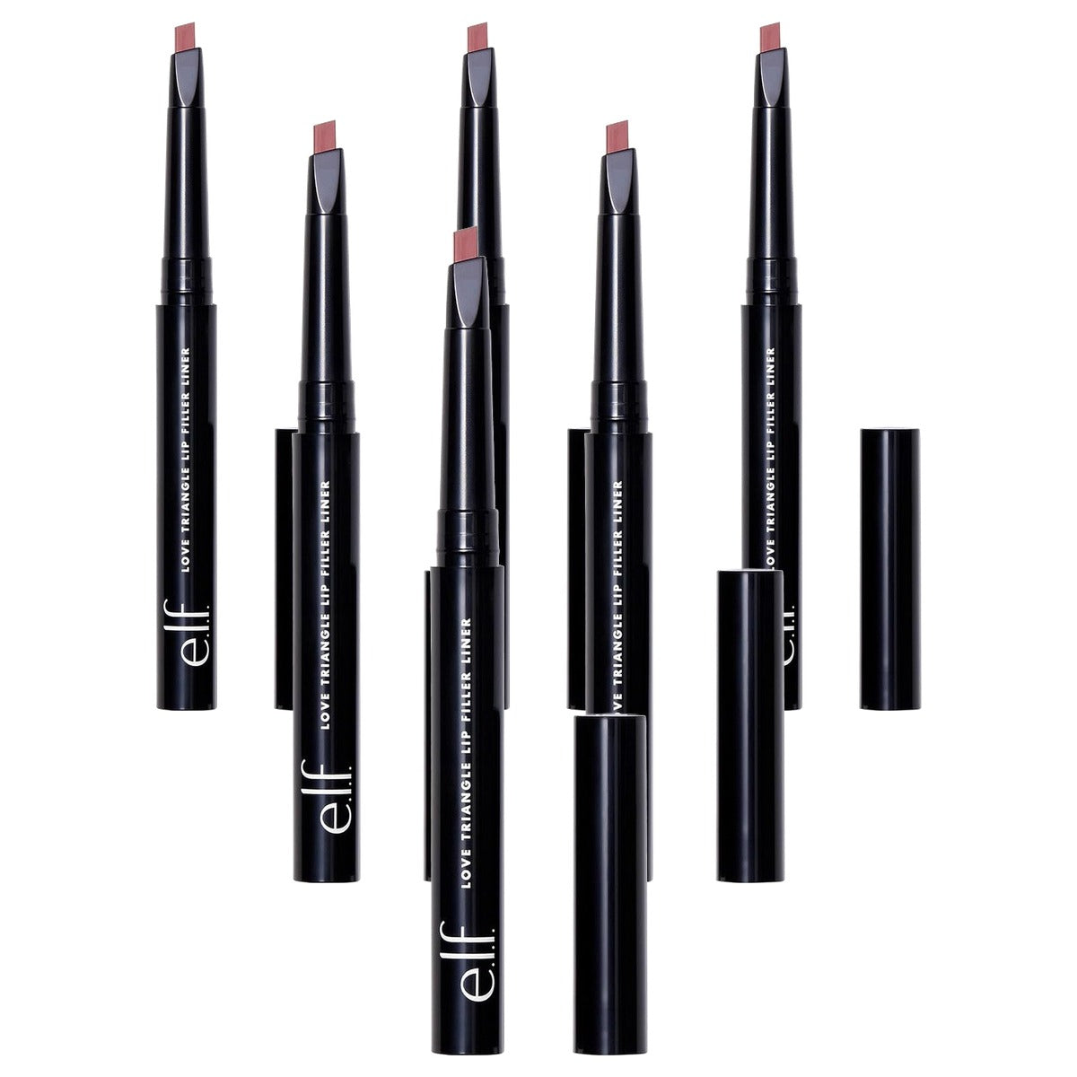 e.l.f. Love Triangle Lip Filler Liner - 6 stuks