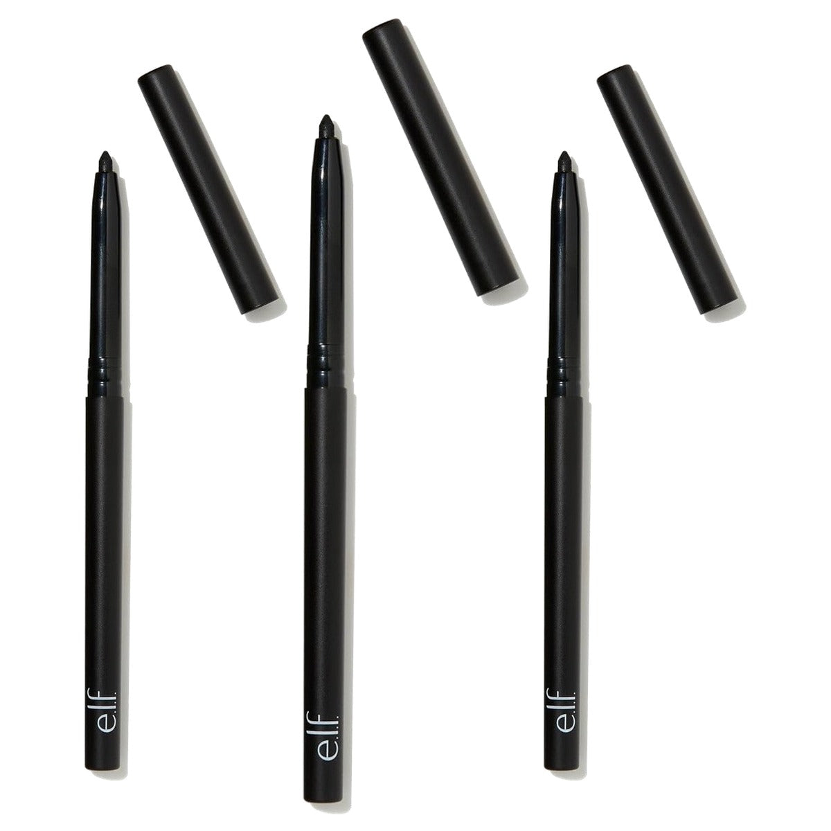 e.l.f. No Budge Intrekbare Eyeliner Zwart 0,18 g - 3 stuks