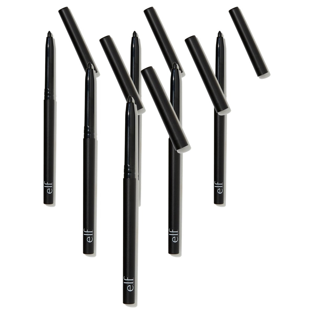 e.l.f. No Budge Intrekbare Eyeliner Zwart 0,18 g - 6 stuks