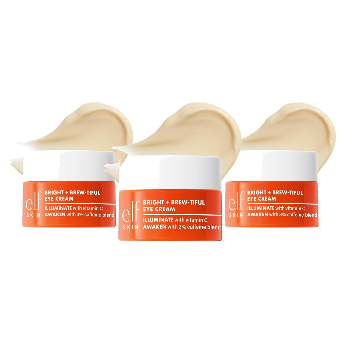 e.l.f. Skin Bright + Brew-tiful Eye Cream Mini 3 stuks