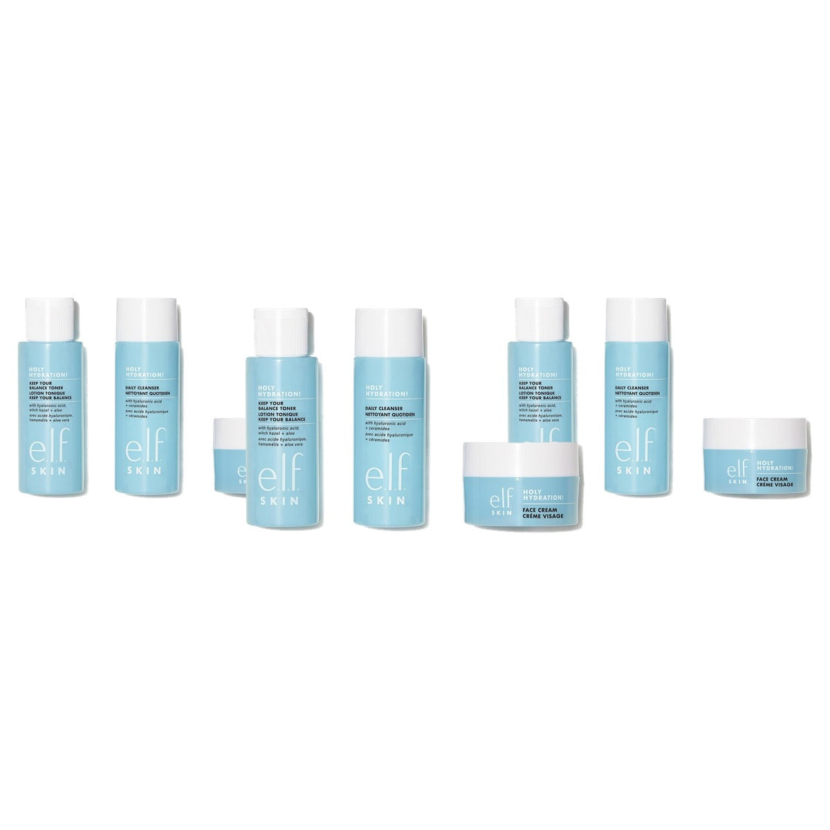 e.l.f. Skin Holy Hydration! The Essentials Mini Kit - 3 stuks