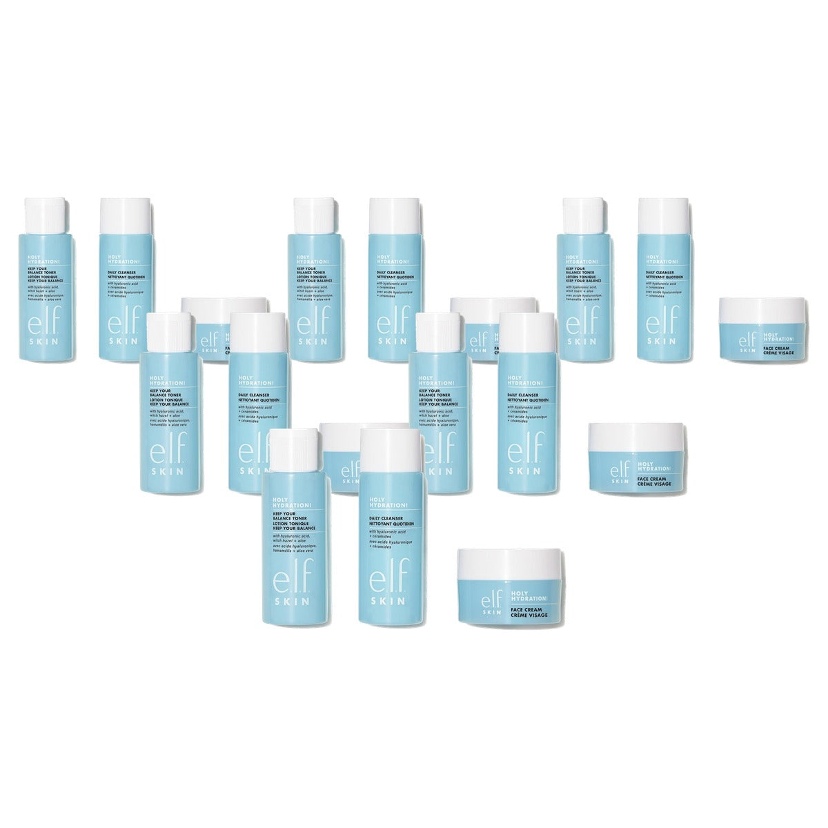 e.l.f. Skin Holy Hydration! The Essentials Mini Kit 0 stuks - 6 stuks