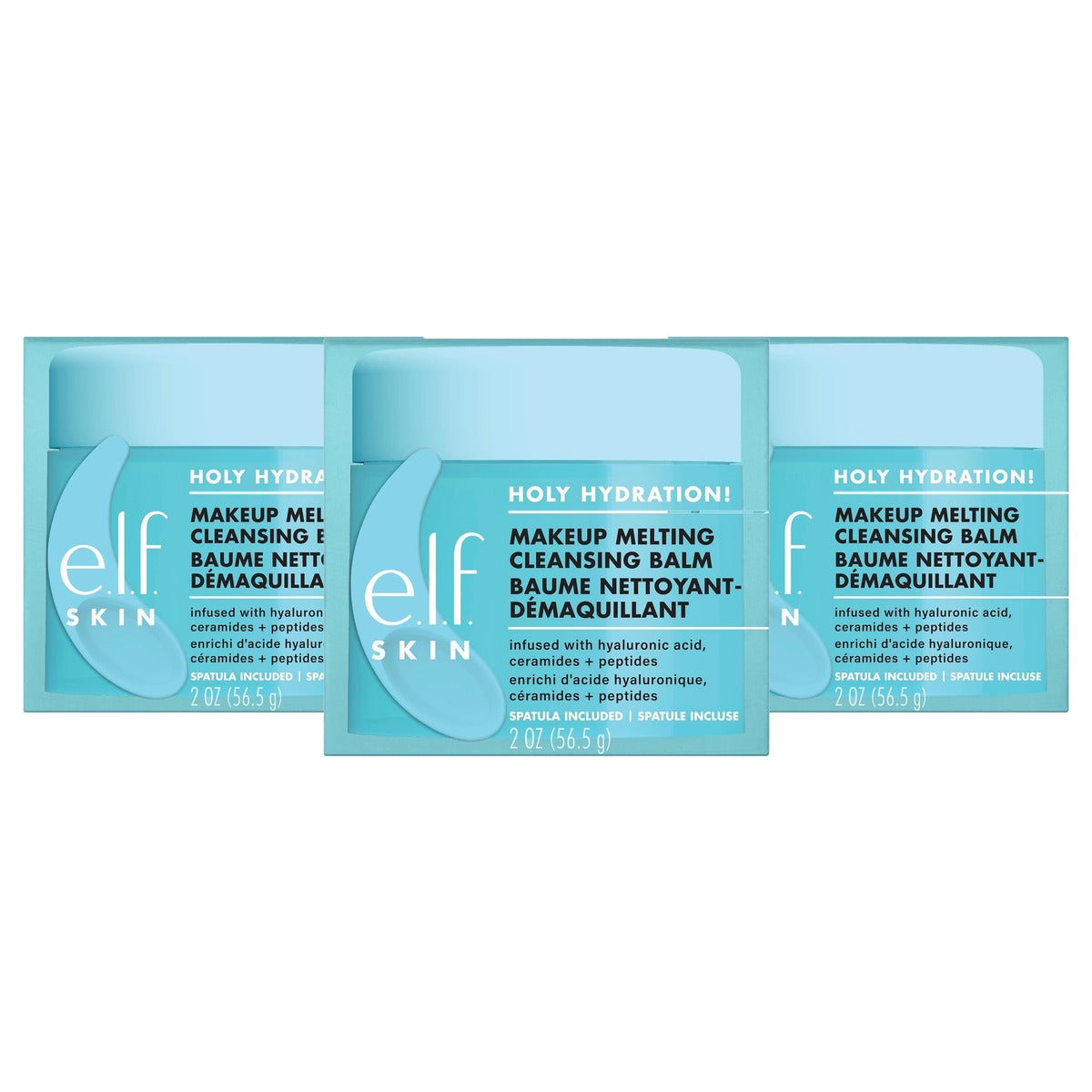 e.l.f. SKIN Holy Hydration! Reinigingsbalsem 56,5 g - 3 stuks