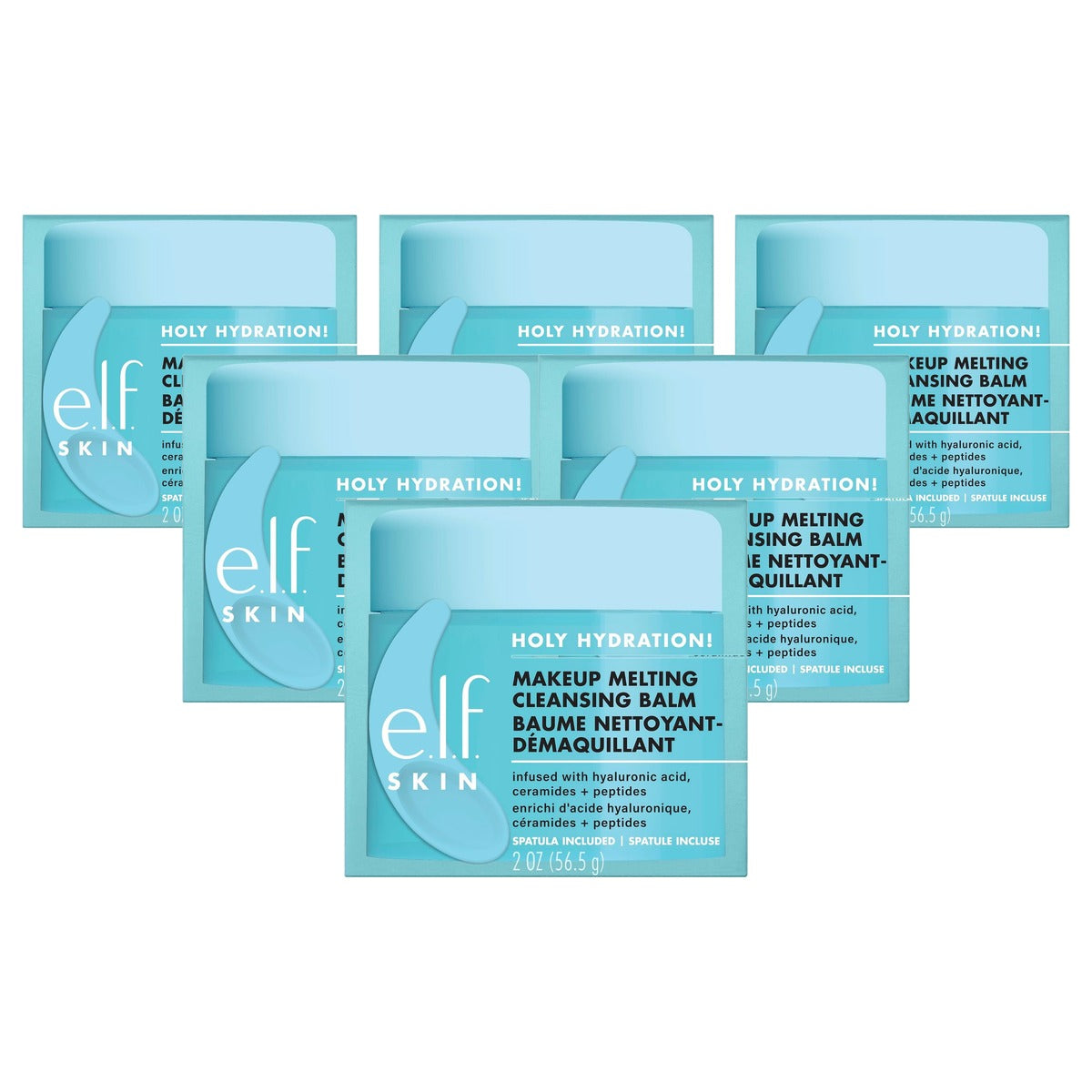 e.l.f. SKIN Holy Hydration! Reinigingsbalsem 56,5 g - 6 stuks