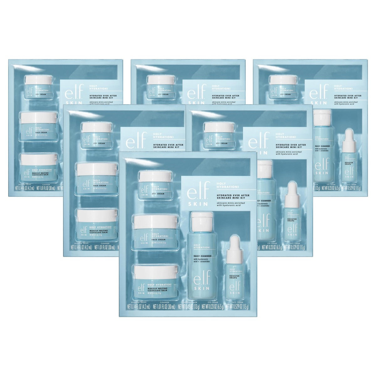e.l.f. Skin Hydrated Ever After Skincare Mini Kit 0 stuks - 6 stuks