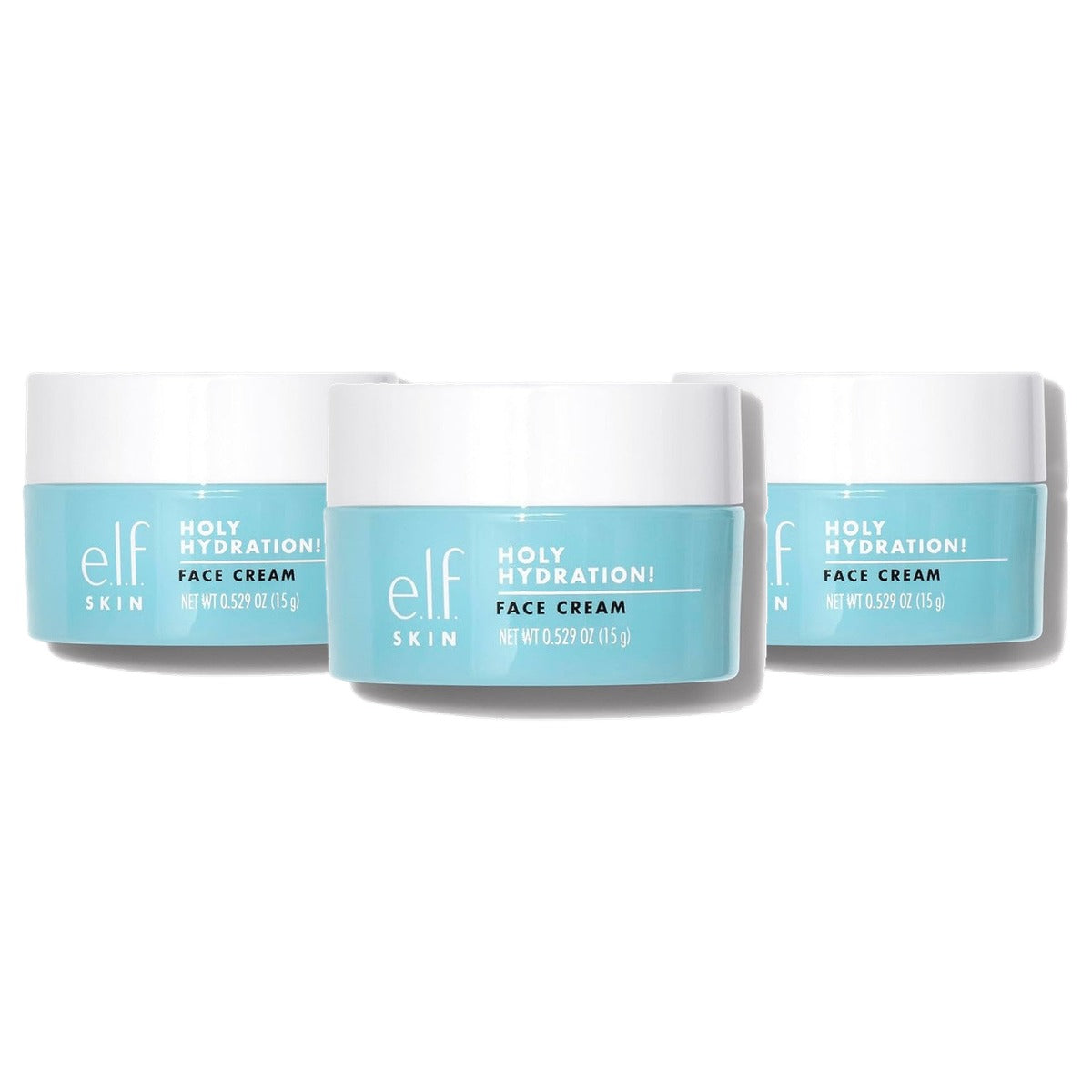 e.l.f. SKIN Mini Holy Hydration! Gezichtscrème 15 g - 3 stuks