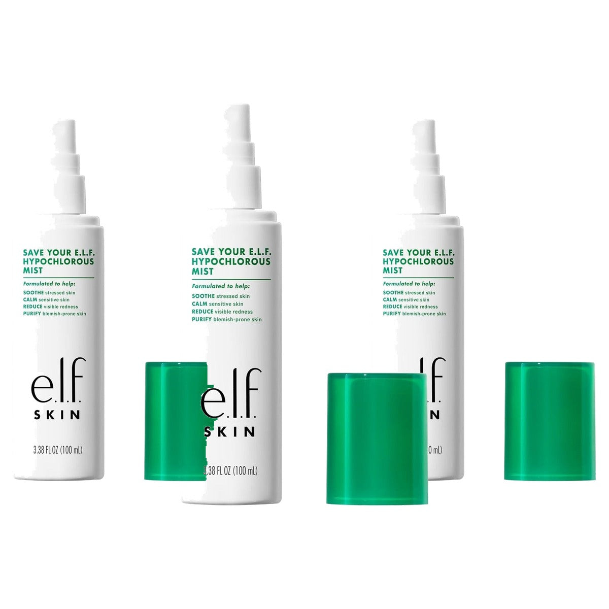 e.l.f. SKIN Save Your e.l.f. Hypochlorous Mist - 3 stuks