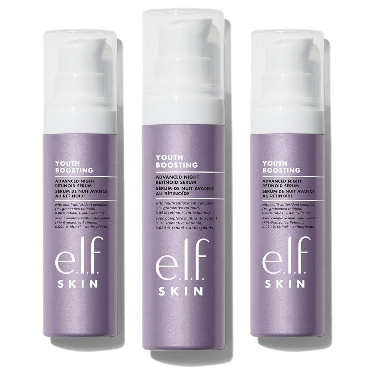 e.l.f. Skin Youth Boosting Advanced Night Retinoid Serum 29,5 ml - 3 stuks